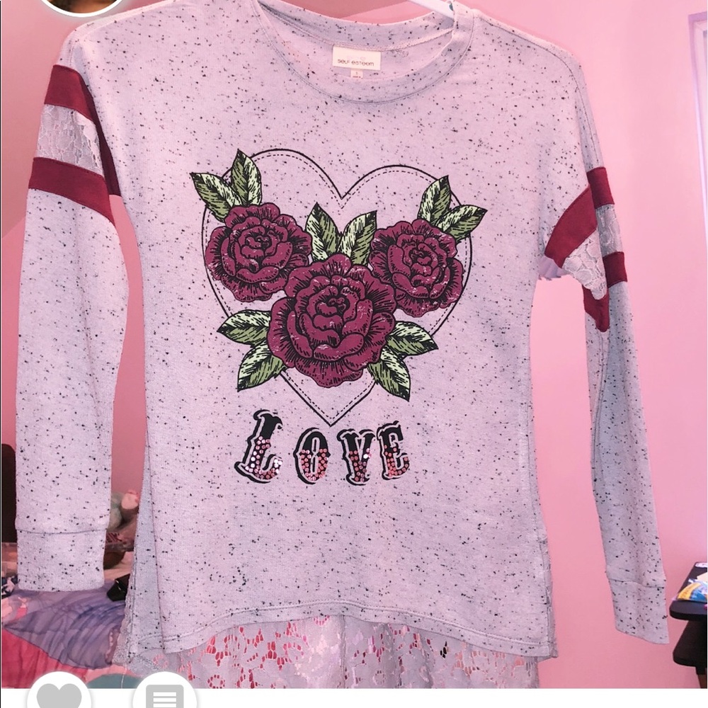 “love”long sleeve tee